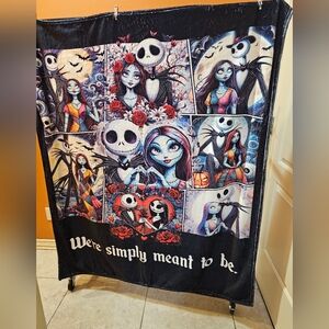 Nightmare Before Christmas throw blanket
